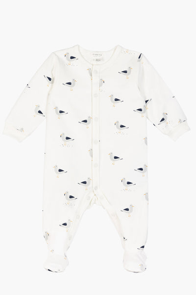 Baby Girl Sleepwear Petit Lem Seagull Footie