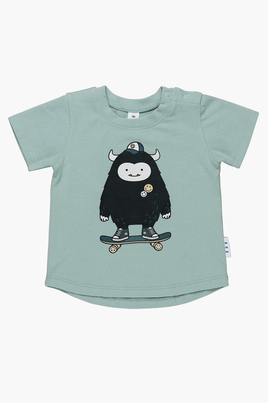 Huxbaby selling Organic Skateboarding Monster Tee 4T