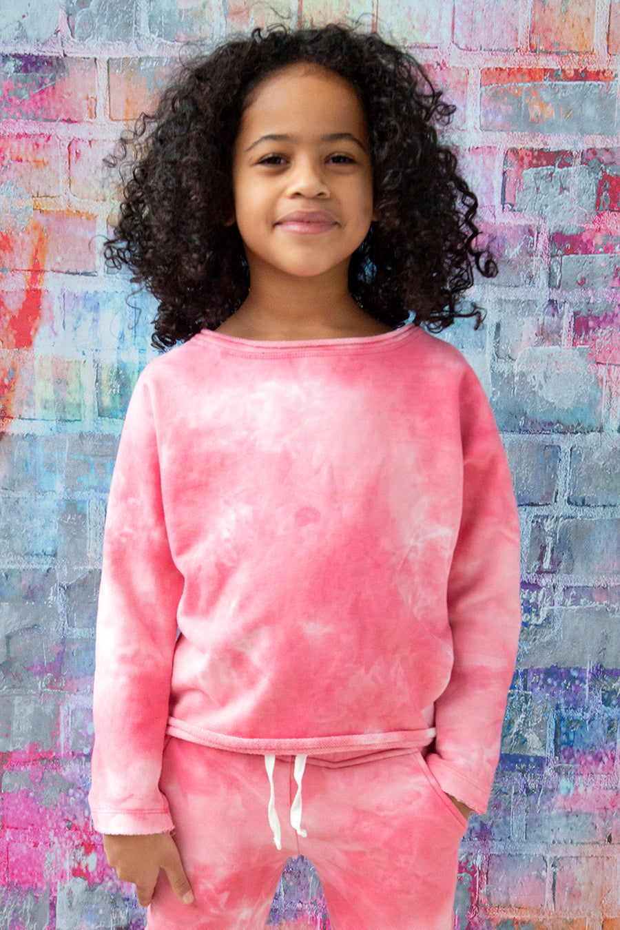 Tie dye sweatsuit for discount kids