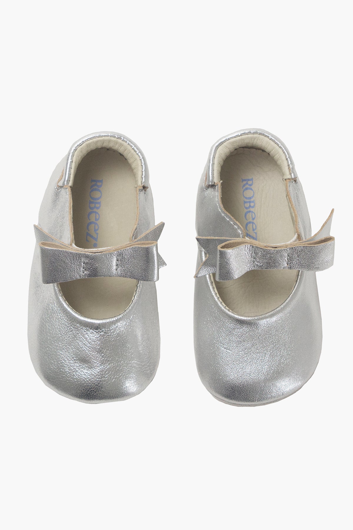 Robeez Sofia Baby Girls Shoes - Silver Metallic – Mini Ruby