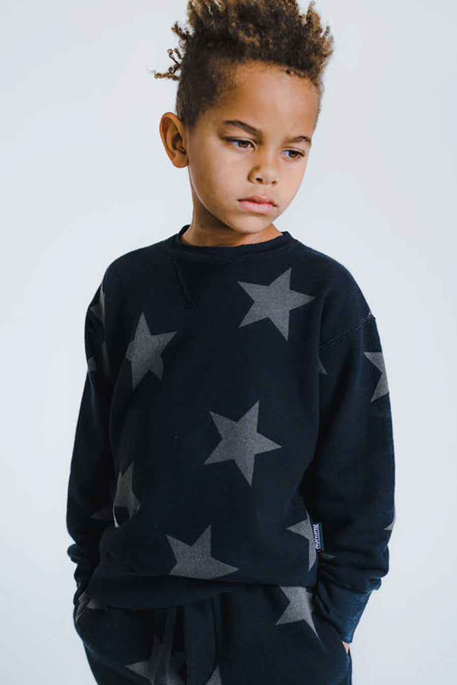 Boys black sweatshirt discount