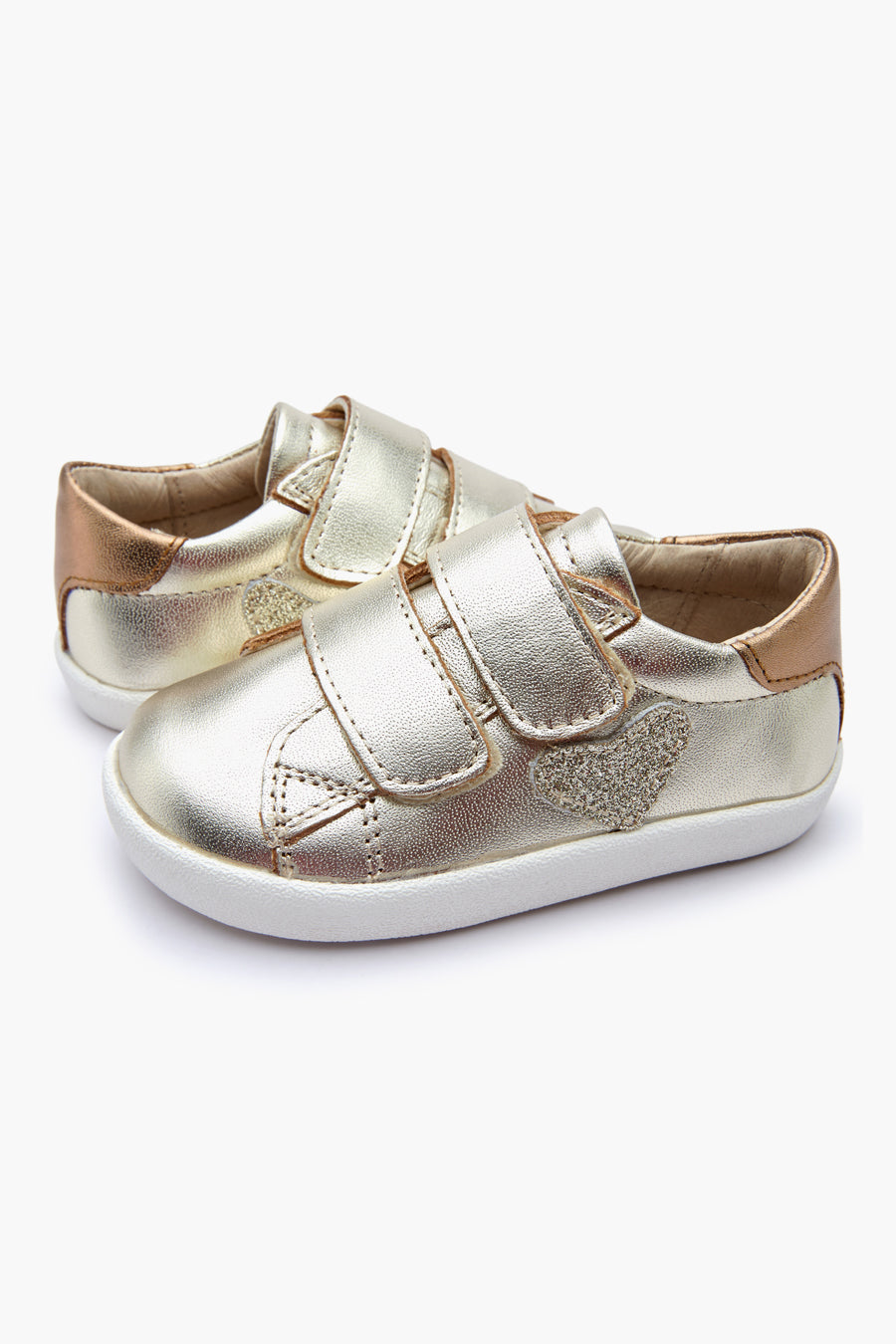 Girls Shoes Old Soles The Drum Gold – Mini Ruby
