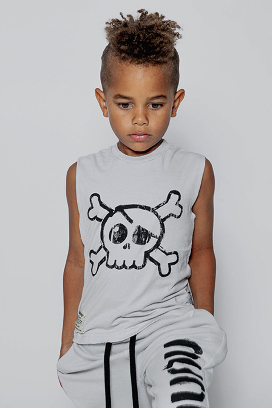 Nununu U Have Mail Sleeveless Kids T Shirt Mini Ruby