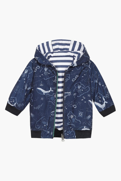 Jean Bourget Under The Sea Reversible Baby Boys Jacket