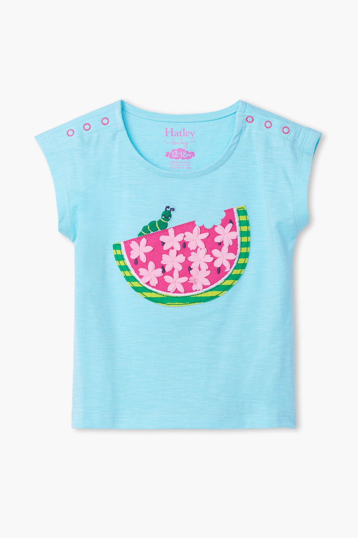 Hatley Watermelon Slice Baby Girls Shirt – Mini Ruby