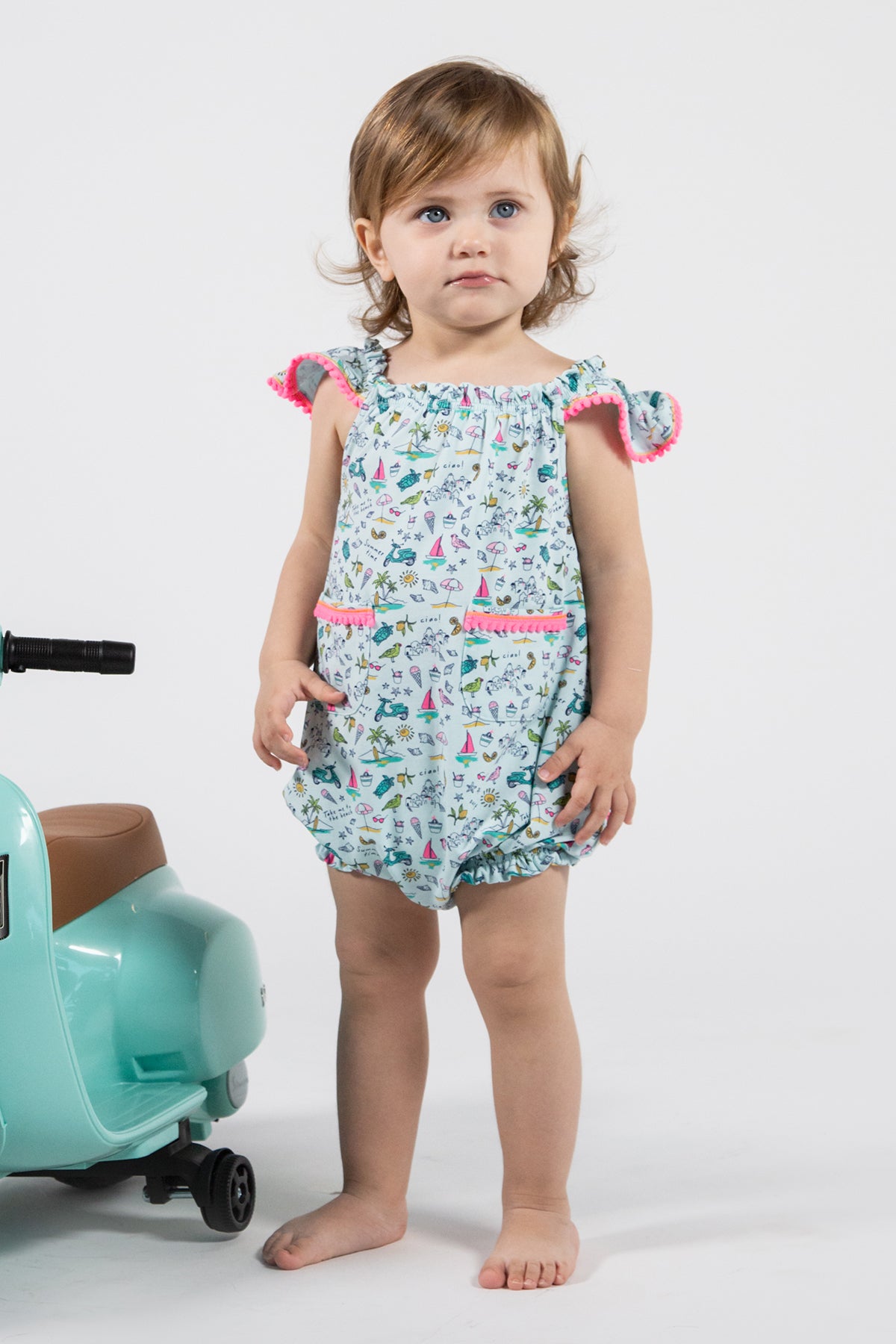 Baby Girl Rompers and Playsuits | Mini Ruby