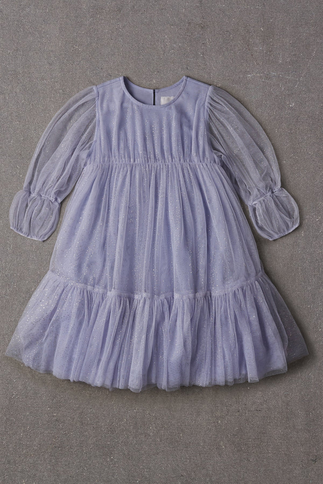 Flower Girls Dress Nellystella Alice Dress Glitter French Lilac