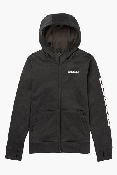 Kids Sweatshirt Burton Snowboards Oak Hoodie True Black Heather
