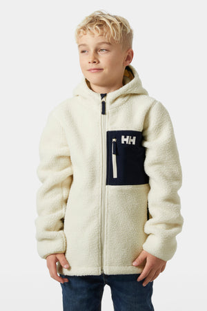 kids fleece jacket white