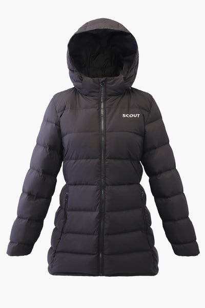 black down puffy coat