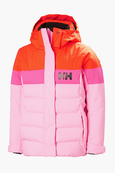 Girls Jacket - Ski Helly Hansen Diamond Sugar Pink flat