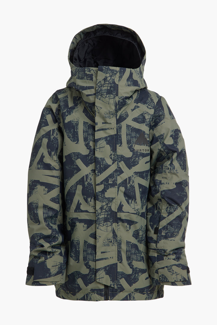 Boys Snow Jacket Burton Snowboards Skimmer Forest City Streets