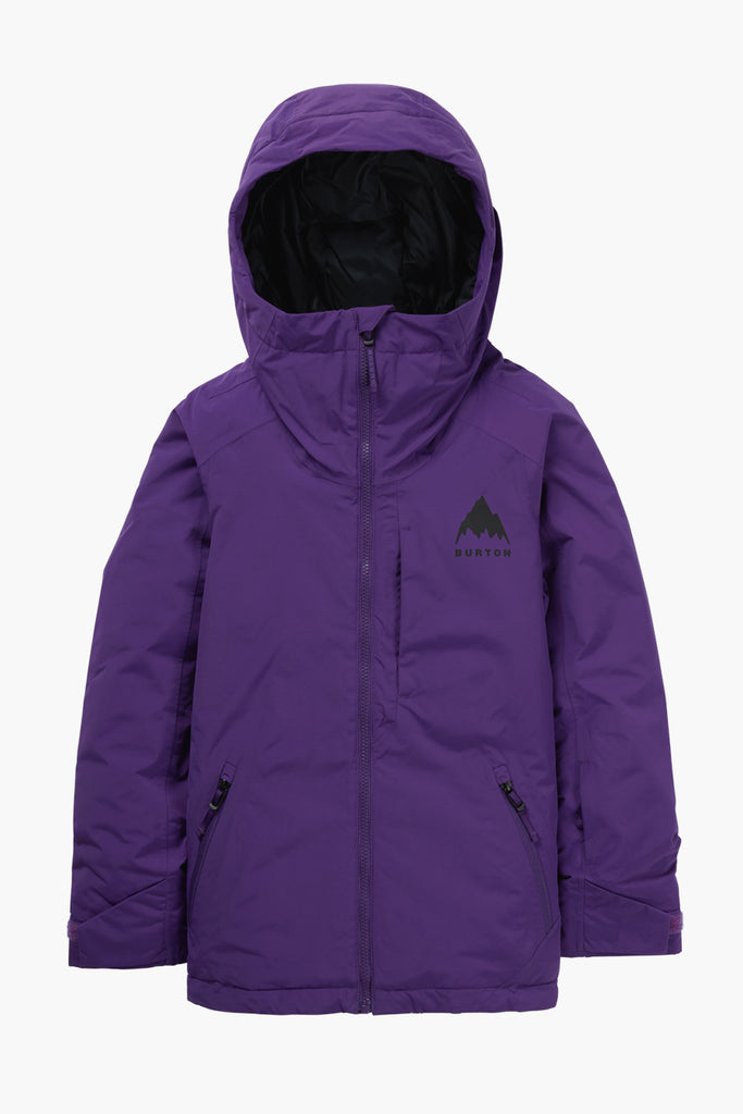 BURTON スキーウェア Lサイズ 紫/黒　キッズ Girls Snow Jacket Burton Snowboards Hillslope Imperial Purple