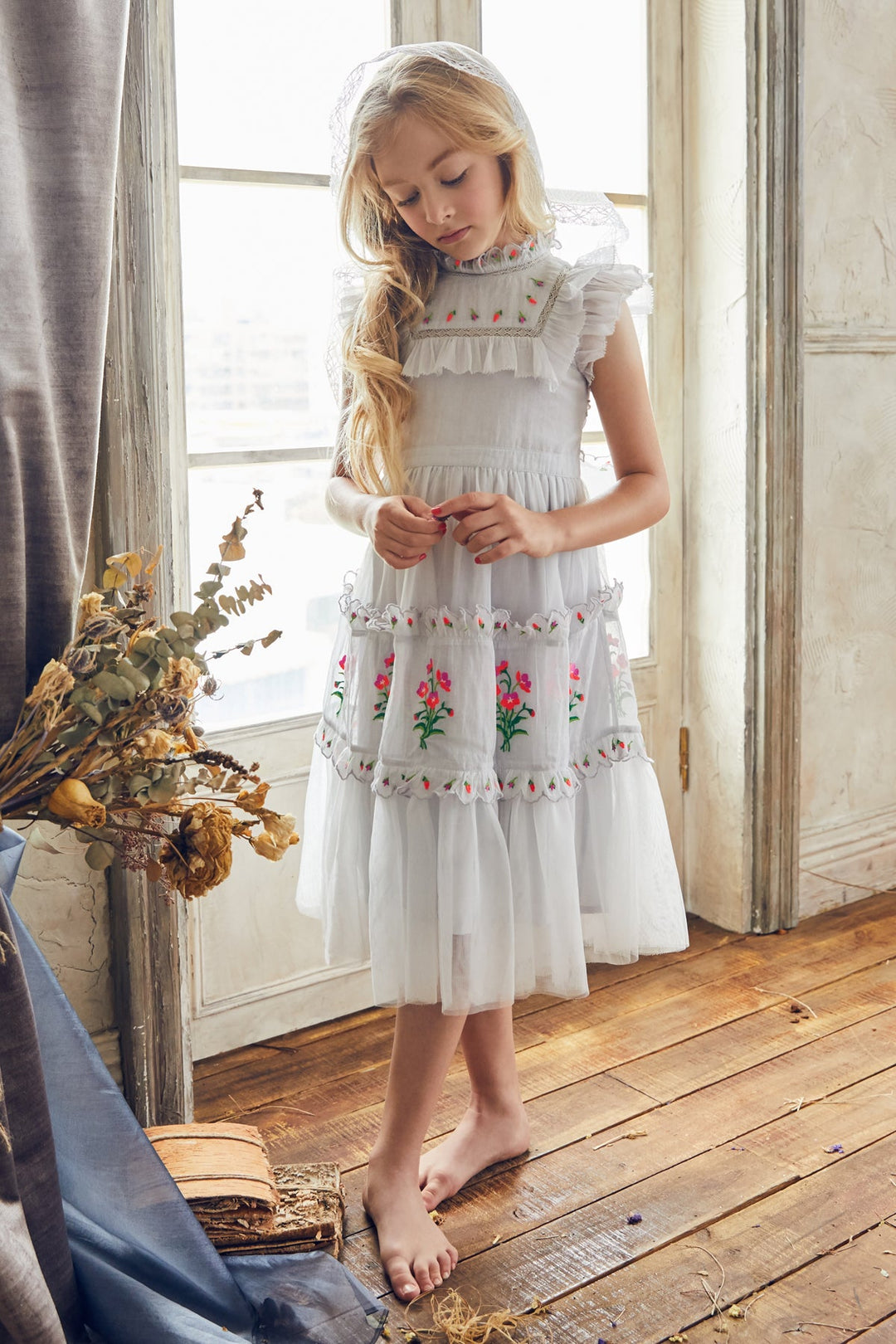 Girls Dress Nellystella Julianna - Periwinkle Dust (Size 2 Left) 2 / Periwinkle Dust at Mini Ruby Contemporary Childrenswear Girls Dress Nellystella Julianna - Periwinkle Dust (Size 2 Left) 2 / Periwinkle Dust at Mini Ruby Contemporary Childrenswear