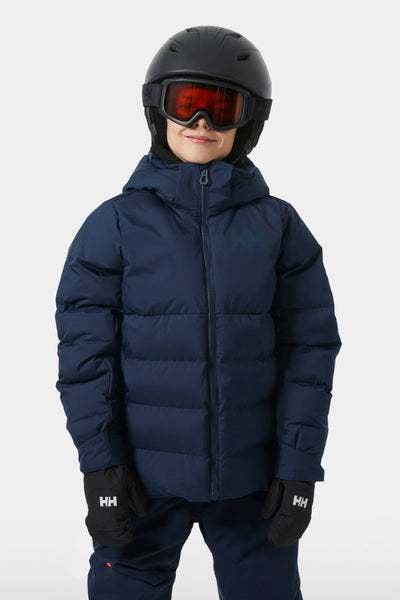 Boys Jacket - Ski Helly Hansen Kvitfjell Race Puffy Jacket Navy