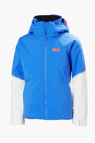 Girls Jacket - Ski Helly Hansen Jewel Ultra Blue front