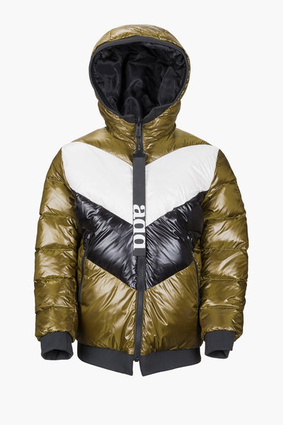 ADD Down Racer Kids Jacket - Mango