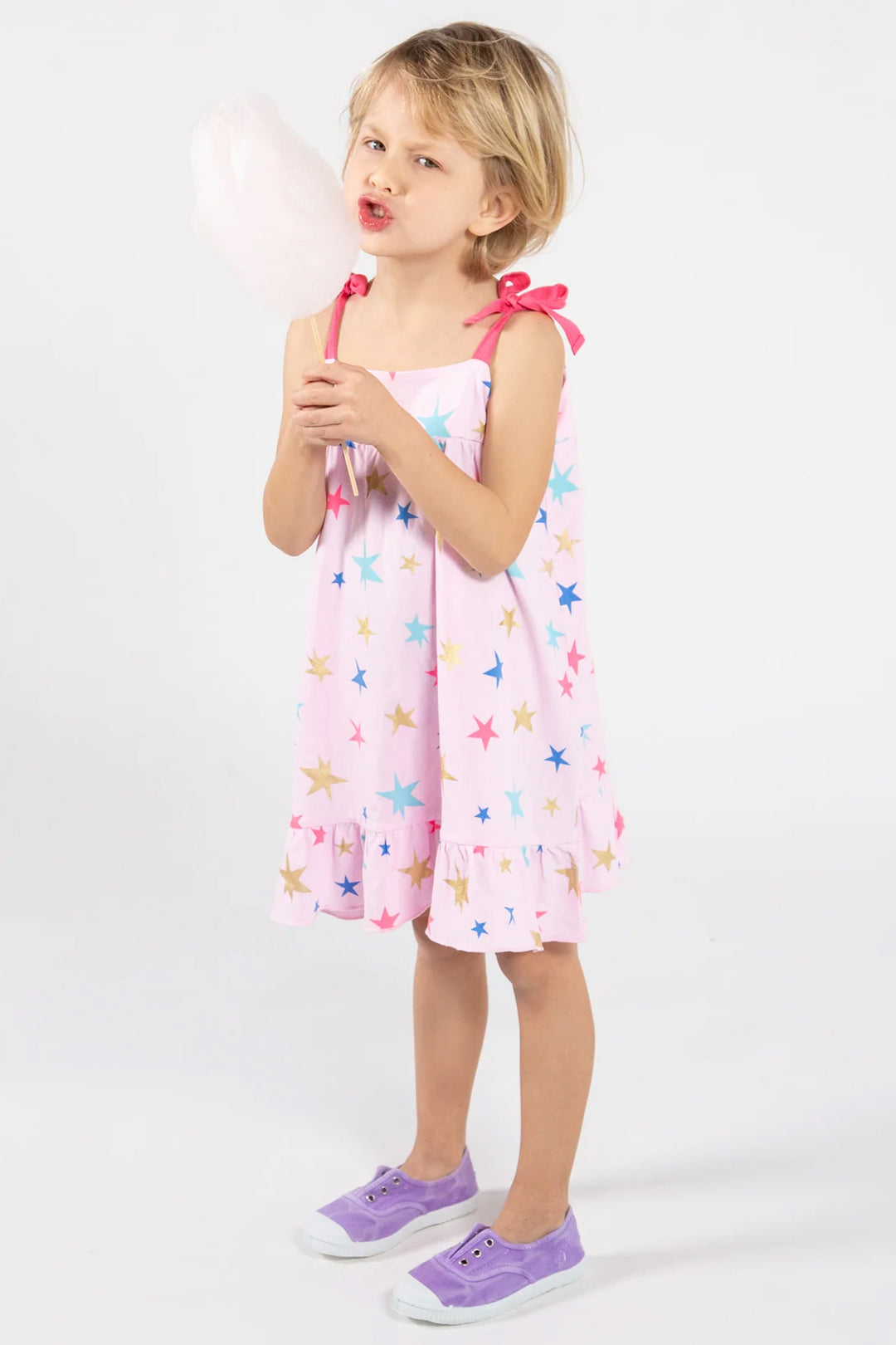 Girls Dress EGG New York Marcie Star pink