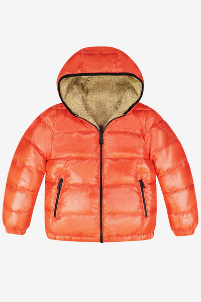 ADD Down Reversible Down Kids Jacket - Orange