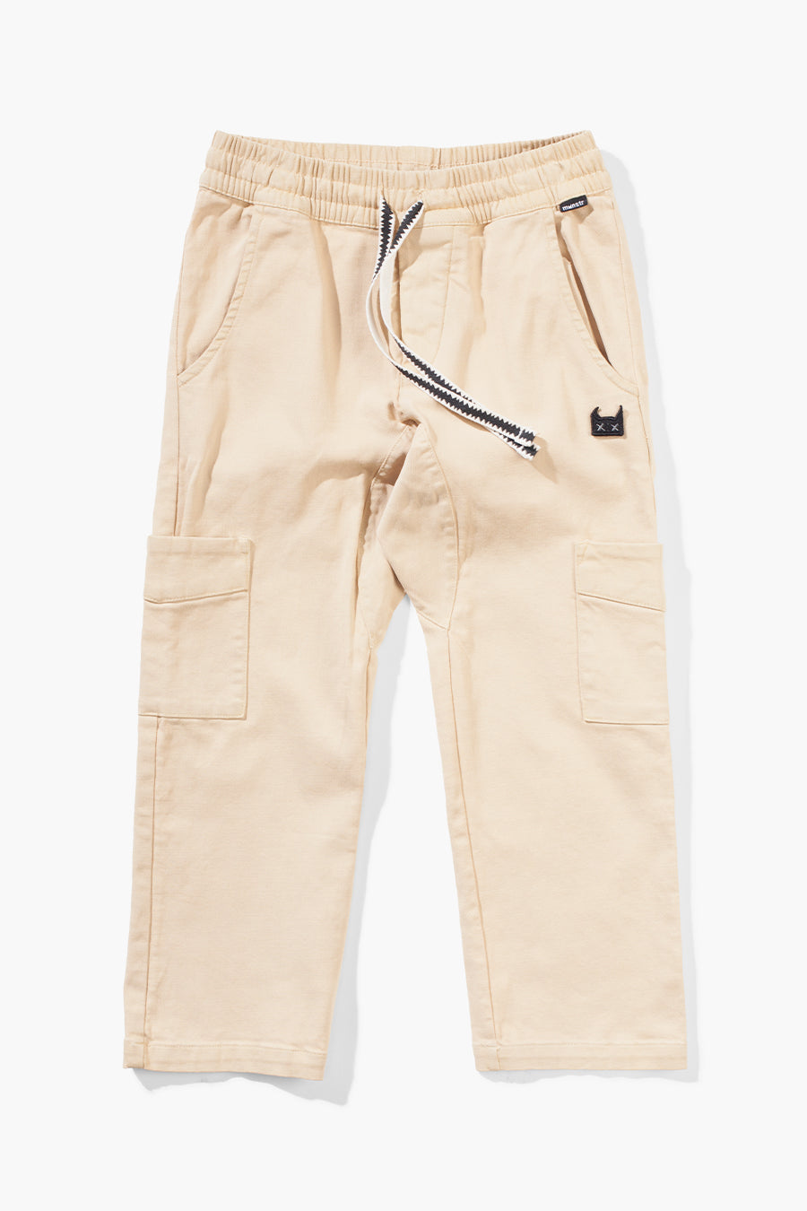 Boys Pants Munster Kids Travel Cargo Washed Sand