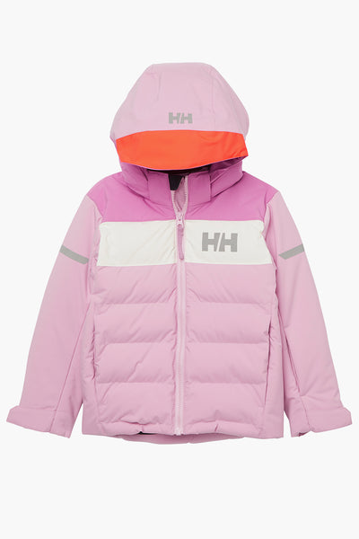 Girls Jacket - Ski Helly Hansen Vertical Pink Lavender