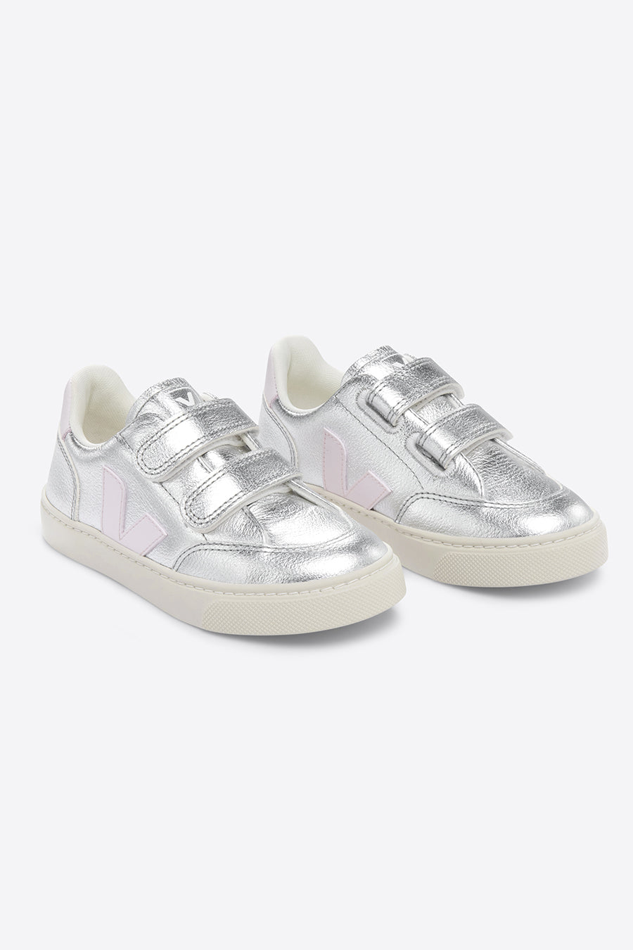Kids Shoes Veja V-12 - Silver Lassi top