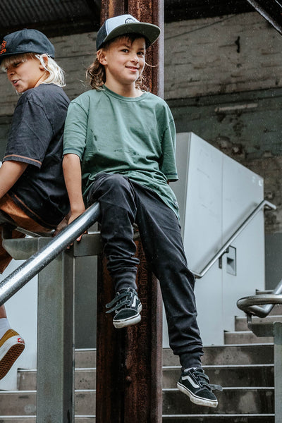 Boys Pants Munster Kids Maverik Mineral Black