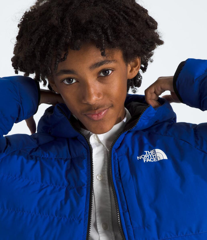 Boys Jacket North Face Reversible Perrito Hooded Jacket hood