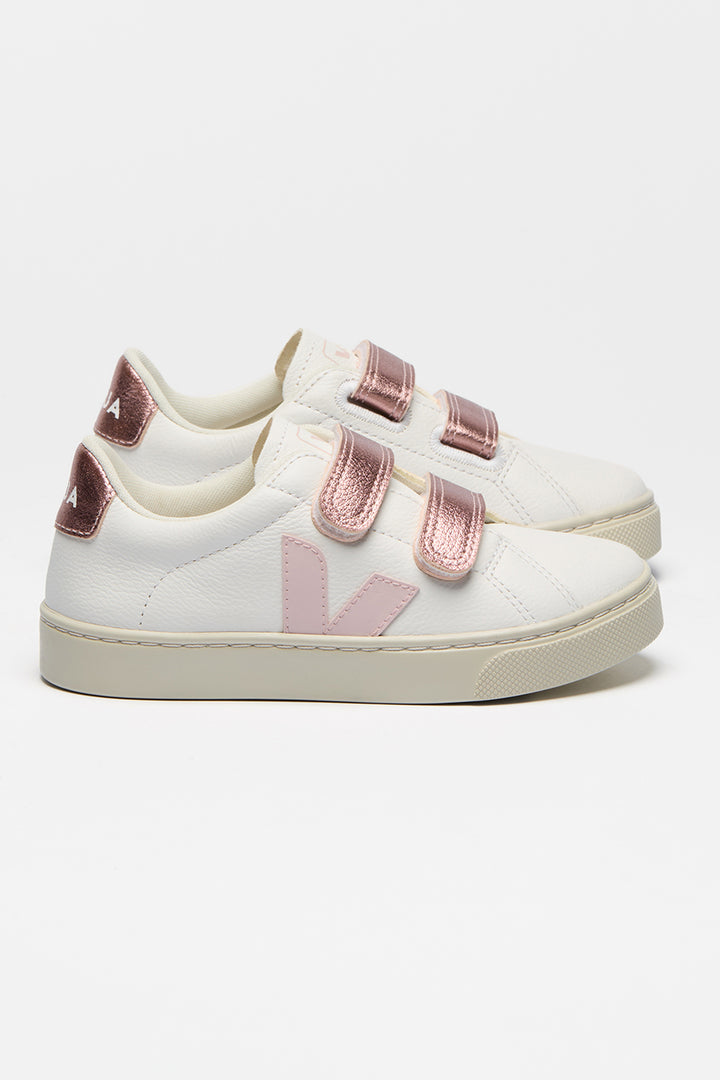 Kids Shoes Veja Esplar - White Petal Nacre