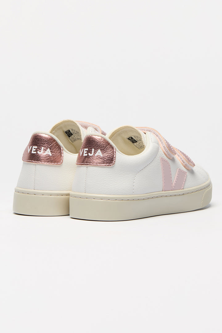 Kids Shoes Veja Esplar - White Petal Nacre back