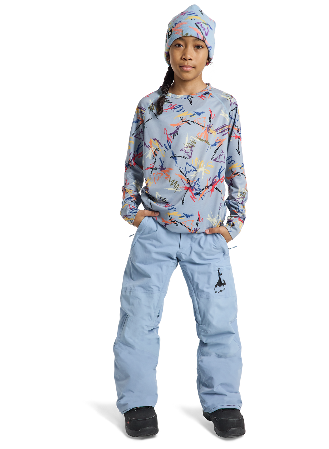 Kids Snowpant Burton Snowboards Skylar Dusty Blue – Mini Ruby