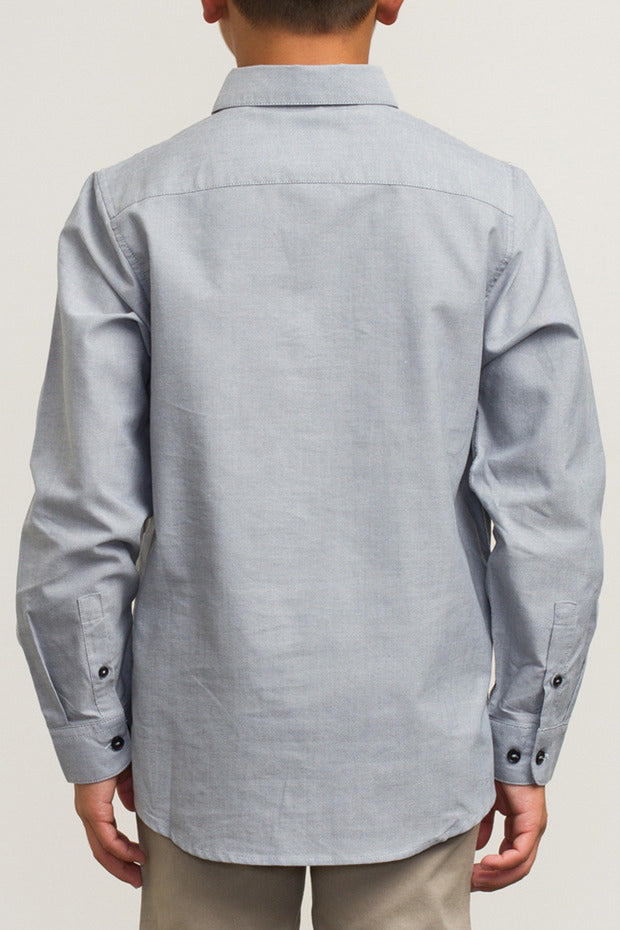 RVCA That'll Do Oxford Longsleeve - Pavement