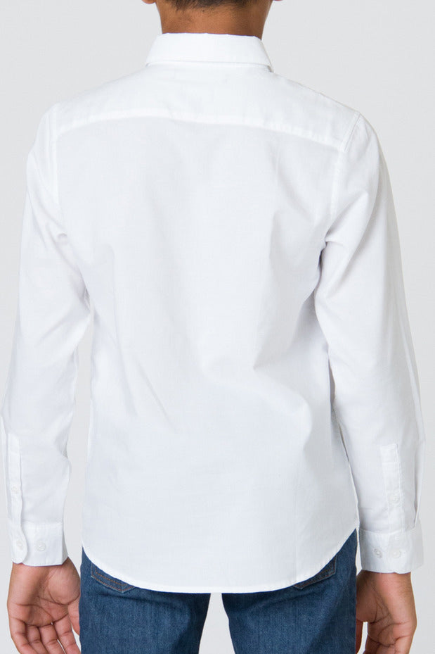 RVCA That'll Do Oxford Longsleeve - White