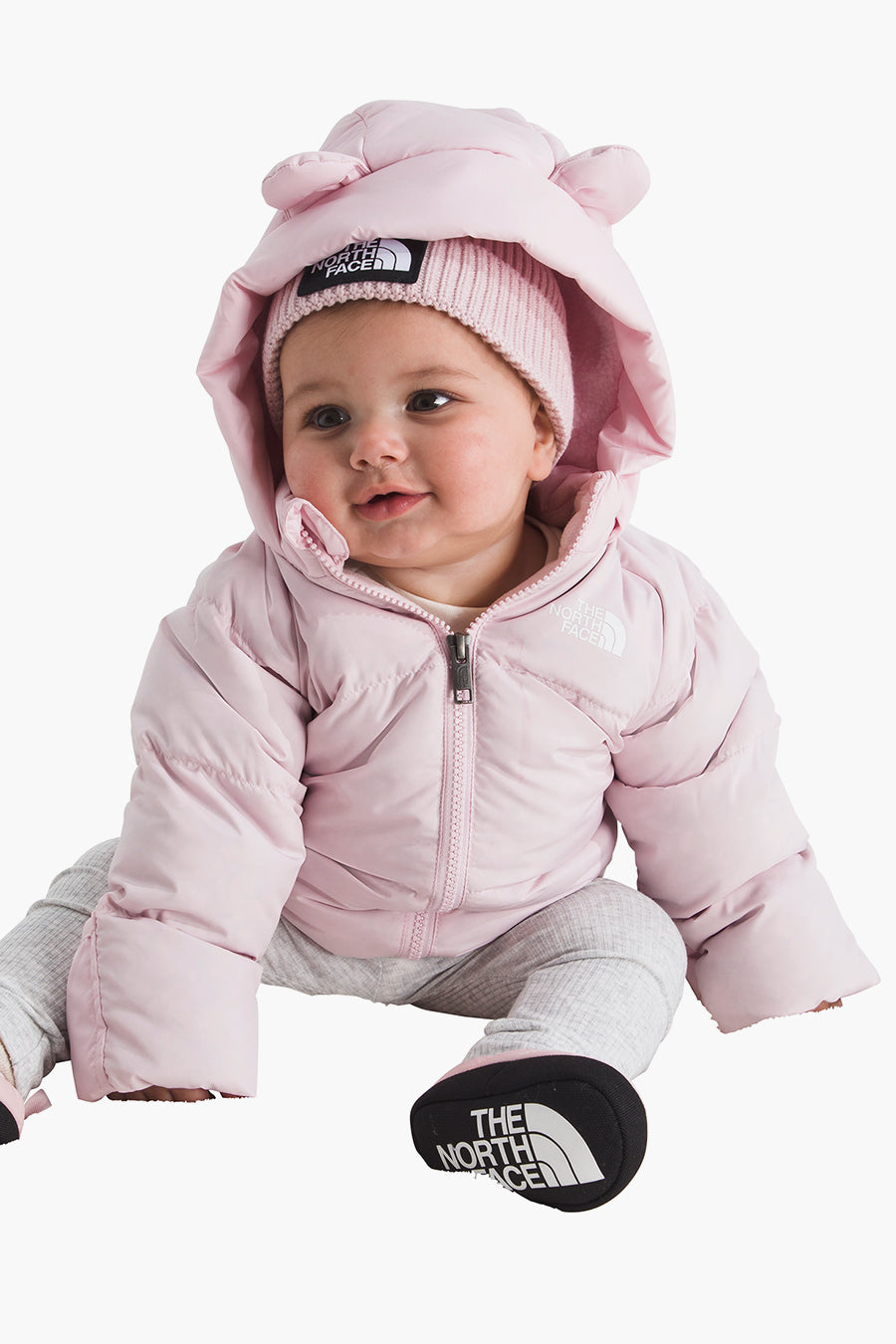Baby Girl Jacket North Face North Down Jacket Pale Blossom