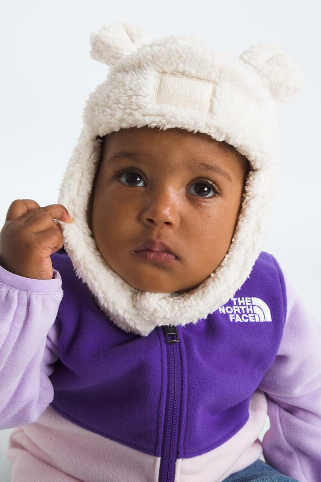 3-piece Baby North Face Bear Trapper Set - White Dune – Mini Ruby