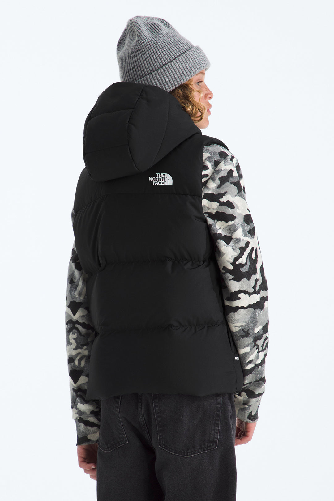 Kids Vest North Face North Down Hooded - Black – Mini Ruby