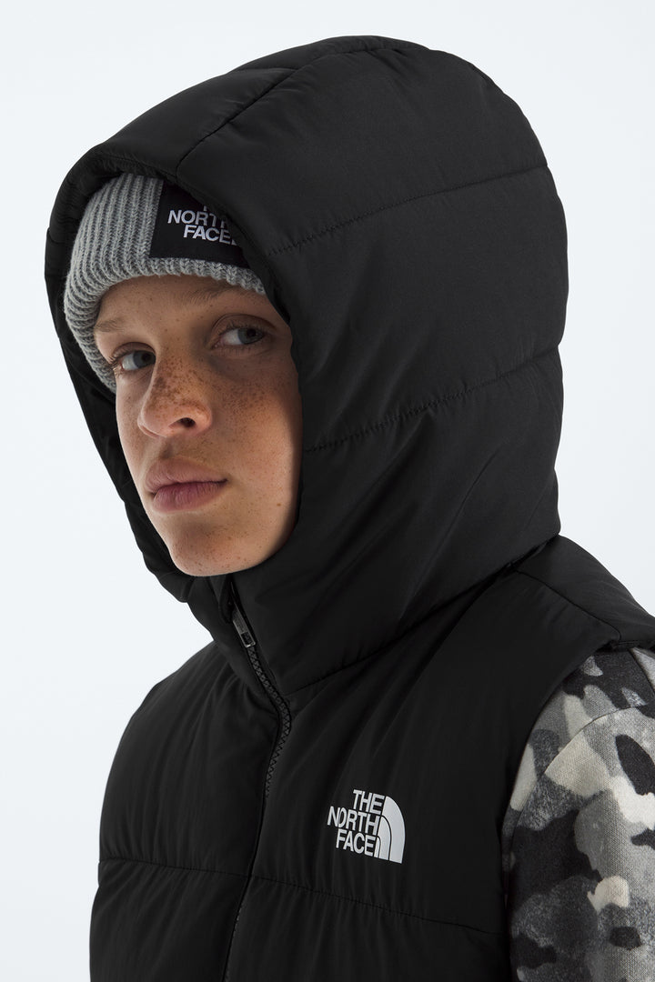 Kids Vest North Face North Down Hooded - Black – Mini Ruby