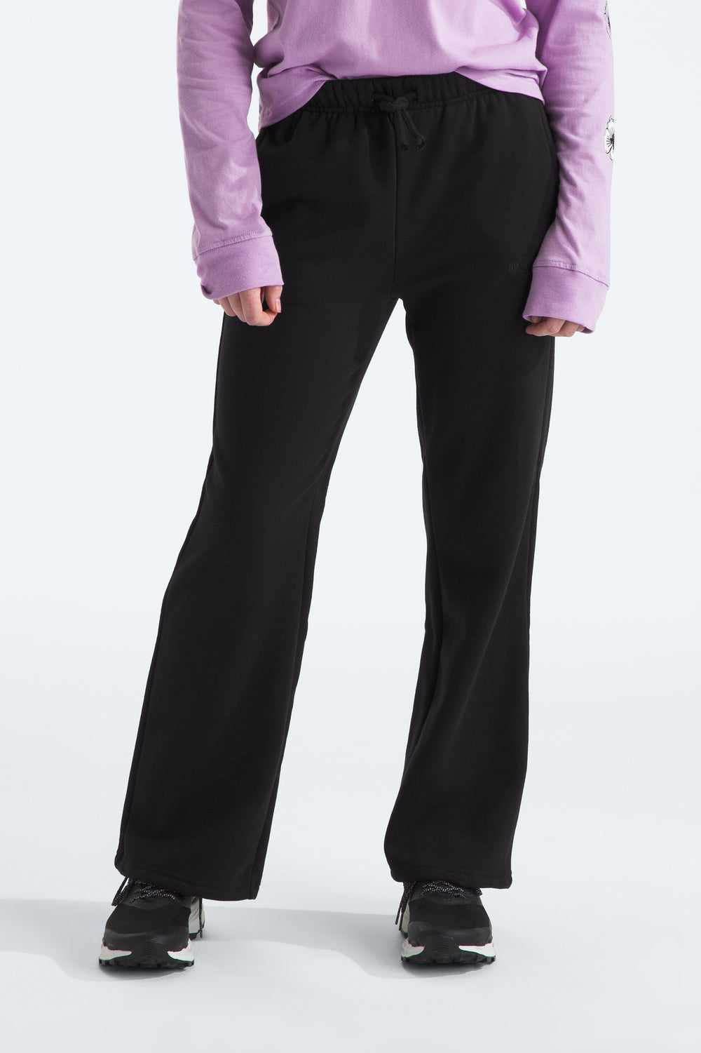 Girls Pants North Face Camp Wide Leg Sweatpants Tnf Black