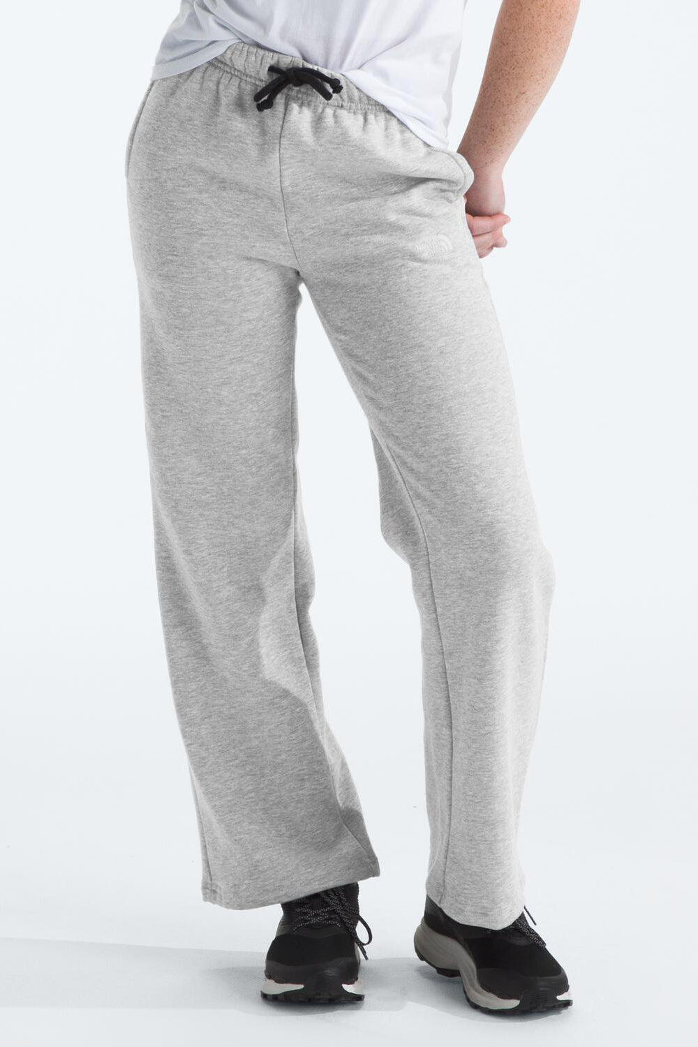 The North Face Camp Fleece Wide Leg Pants Girls TNF Light Grey Heather M