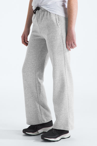 Girls Pants North Face Camp Wide Leg Sweatpants Tnf Light Grey Heather