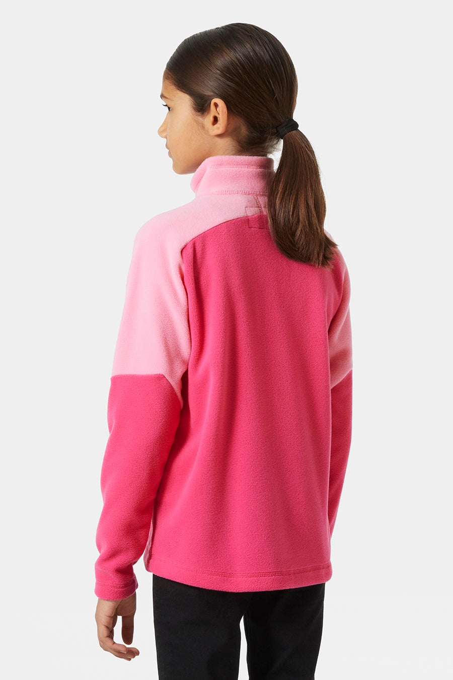 Girls Fleece Jacket Helly Hansen Daybreaker Dragon Fruit back