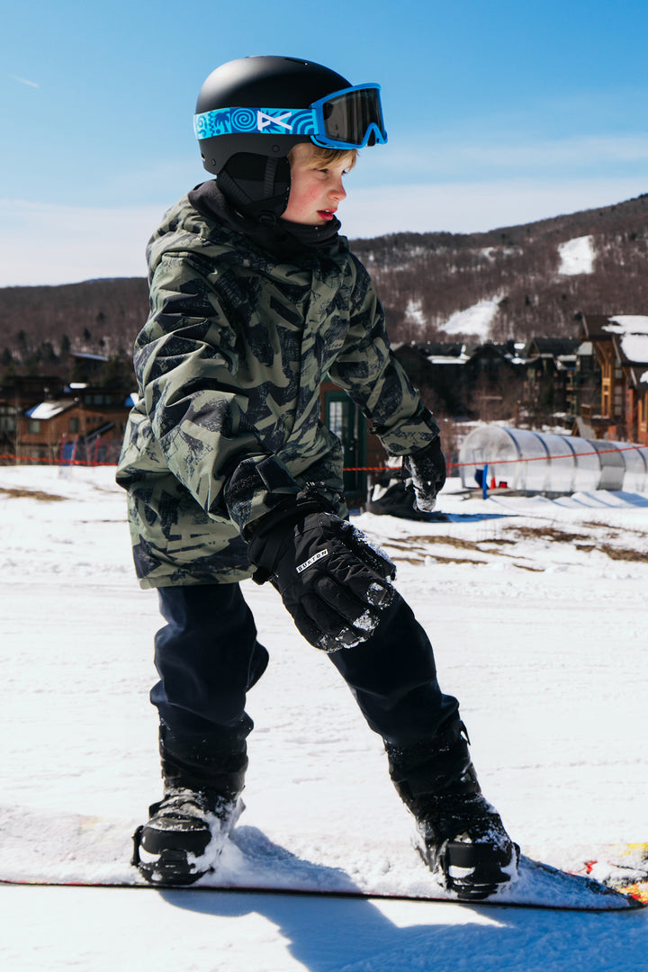 Boys Snow Jacket Burton Snowboards Skimmer Forest City Streets