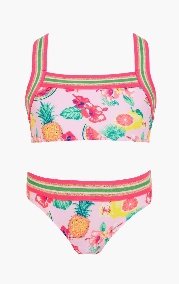 girls swimsuit fruit