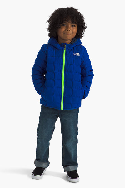 Boys Jacket North Face Reversible Thermoball TNF Blue