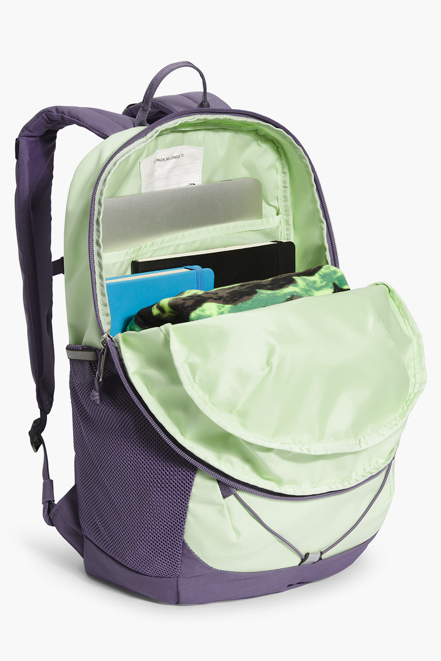 The North Face Court Jester (Youth) Backpack Bags Lunar Slate/Lime Cream, Polyester