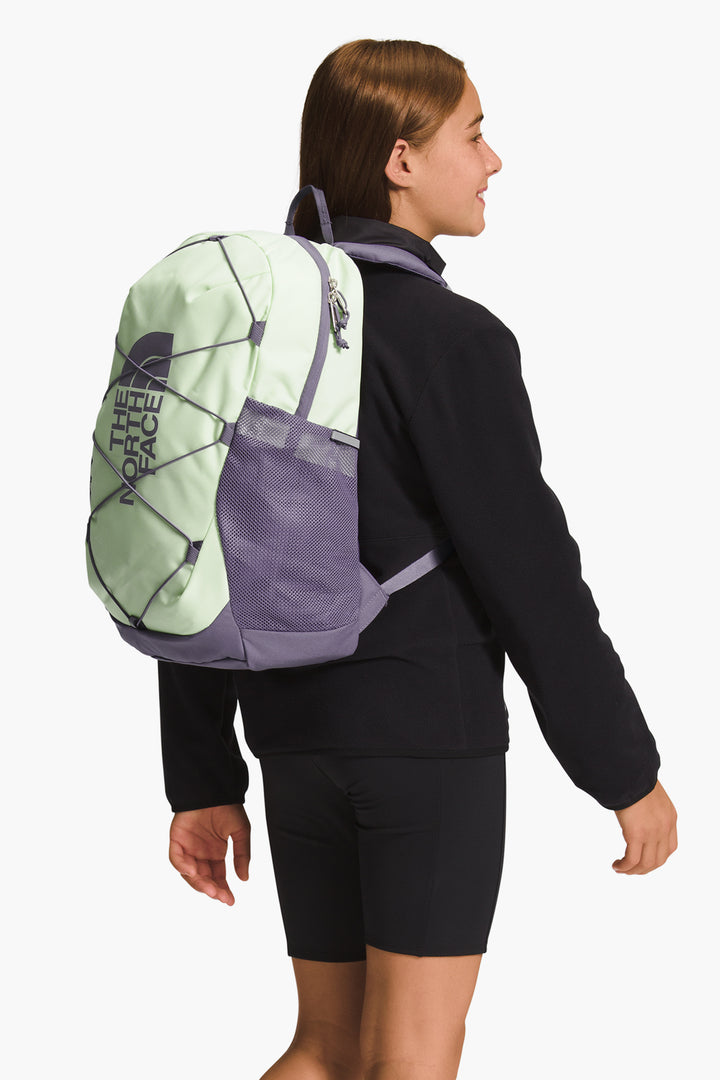 lime green north face backpack Boys and Girls Backpack North Face Court Jester Lime Cream – Mini Ruby