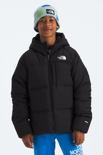 Boys Jacket North Face North Down Hooded Jacket Tnf Black