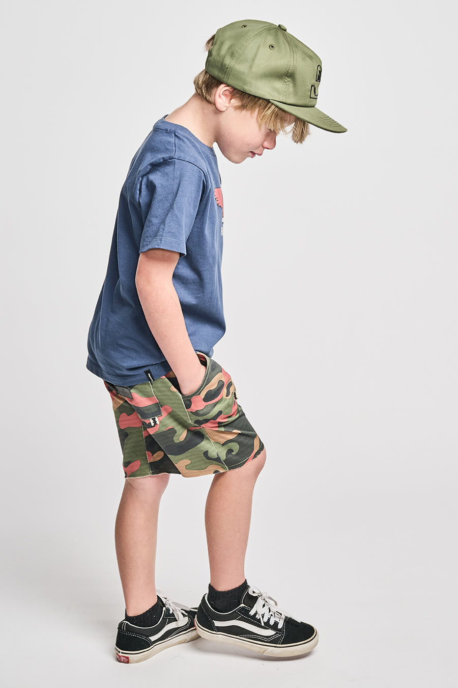 Boys Short Munster Kids Rawrugby Washed Camo