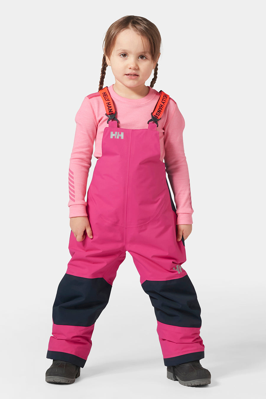 Girls Snowpant Helly Hansen Rider Bib Snowpants Dragon Fruit