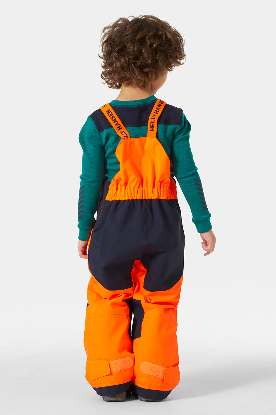 Kids Snowpants Helly Hansen Rider 2 Bib - Neon Orange back